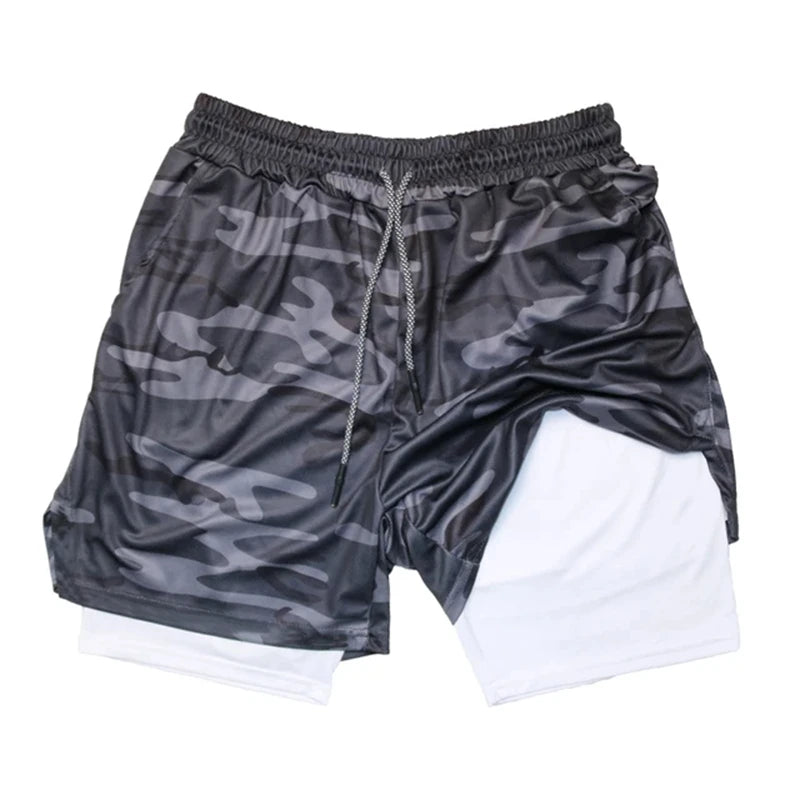 Men’s Multi-Pocket Fitness Shorts