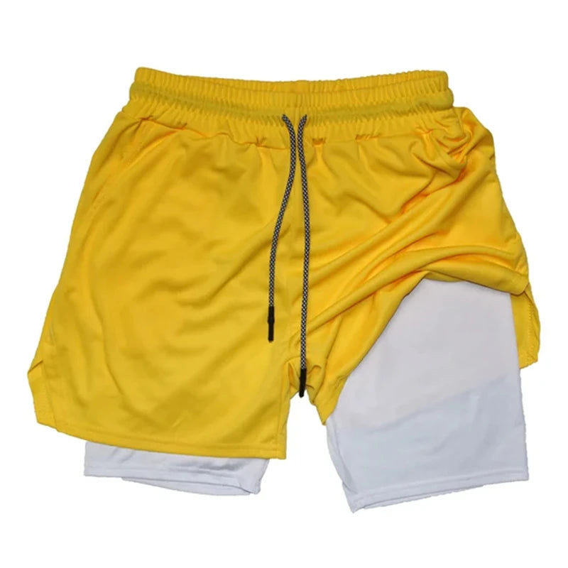 Men’s Multi-Pocket Fitness Shorts