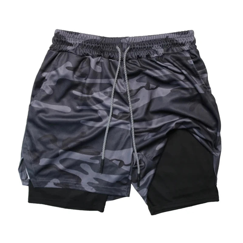 Men’s Multi-Pocket Fitness Shorts