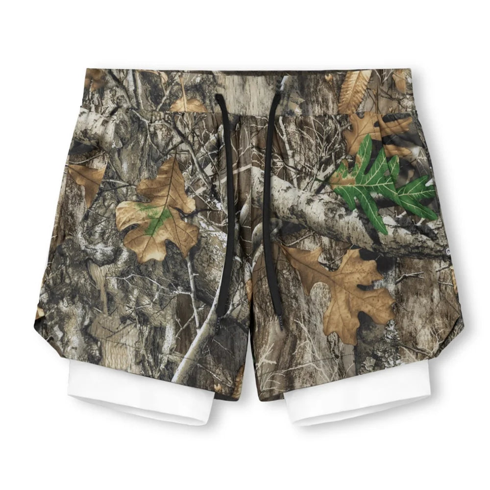 Performance Gym Shorts for Men – Double-Layer Support & Comfort