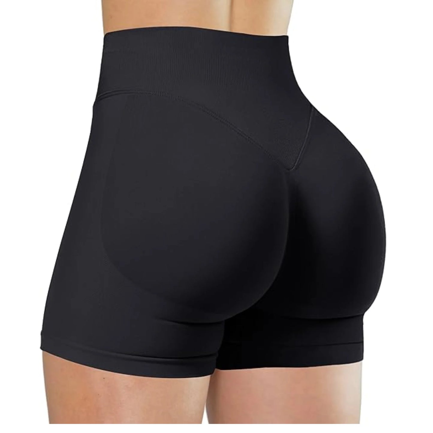 Seamless High-Waisted Workout Shorts – Yoga, Running & Training