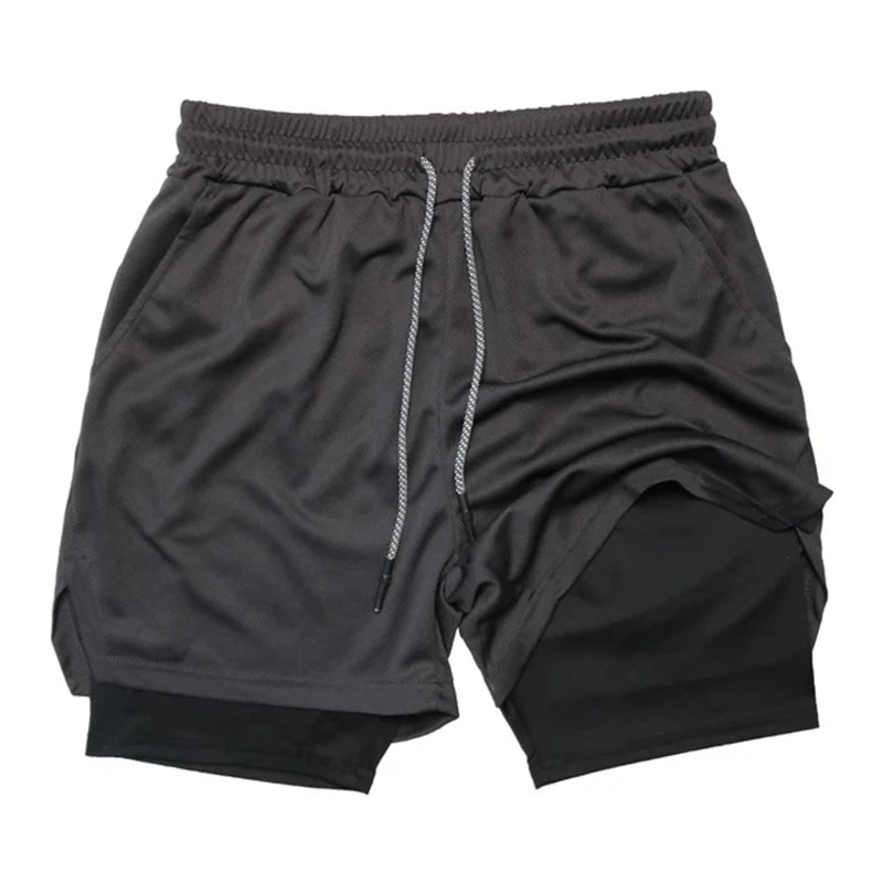 Men’s Multi-Pocket Fitness Shorts