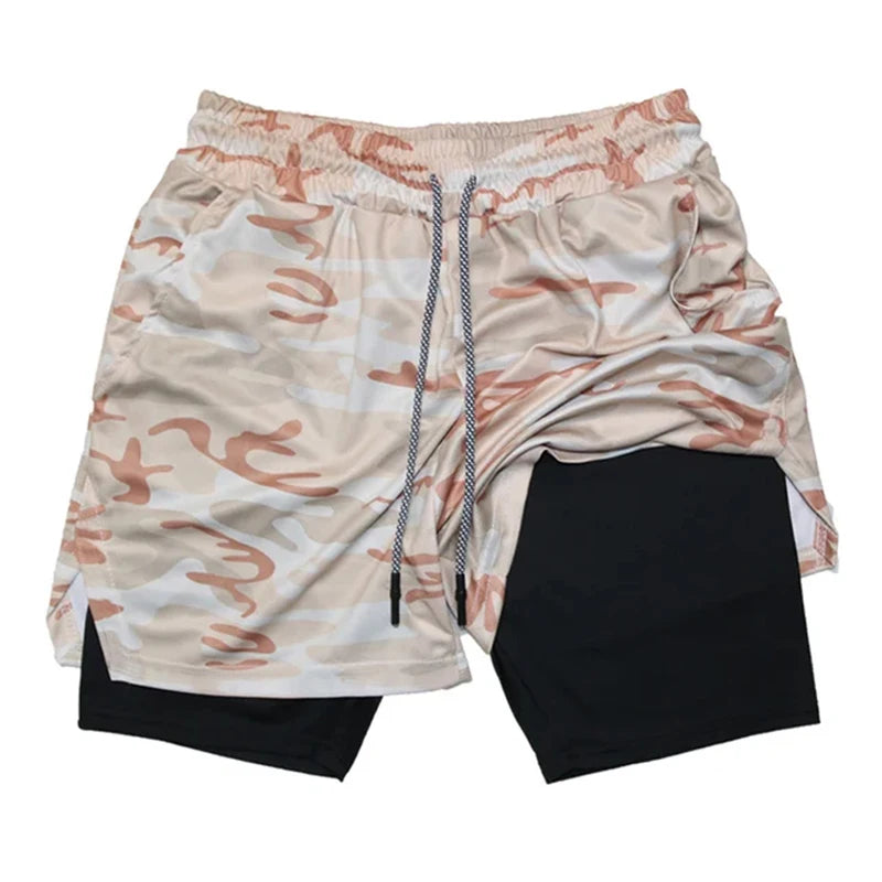 Men’s Multi-Pocket Fitness Shorts
