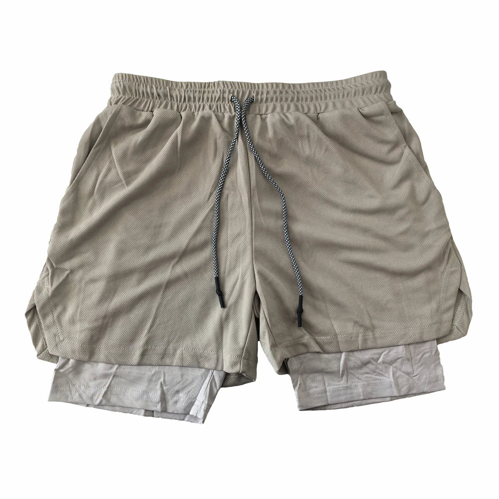 Men’s Multi-Pocket Fitness Shorts