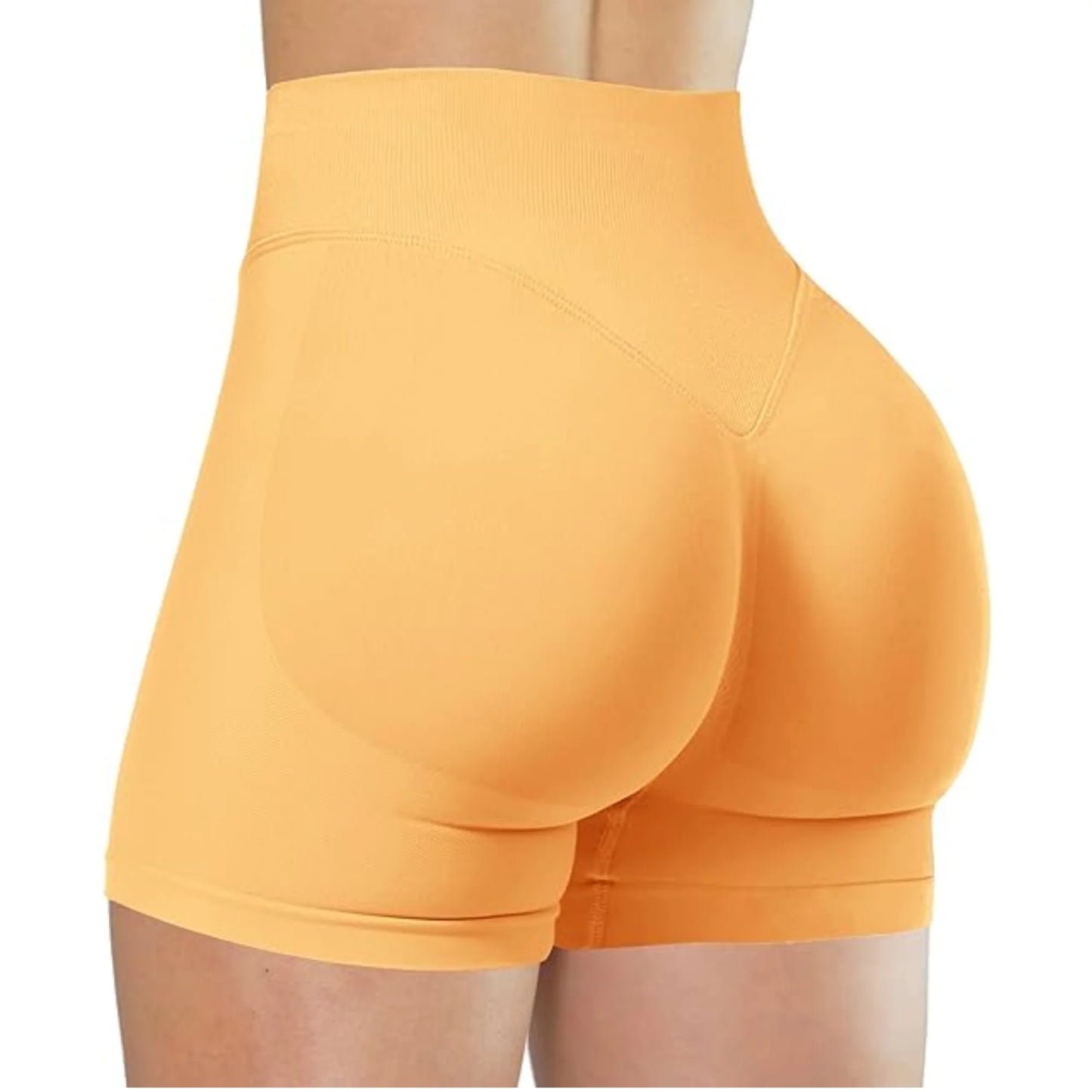 Seamless High-Waisted Workout Shorts – Yoga, Running & Training