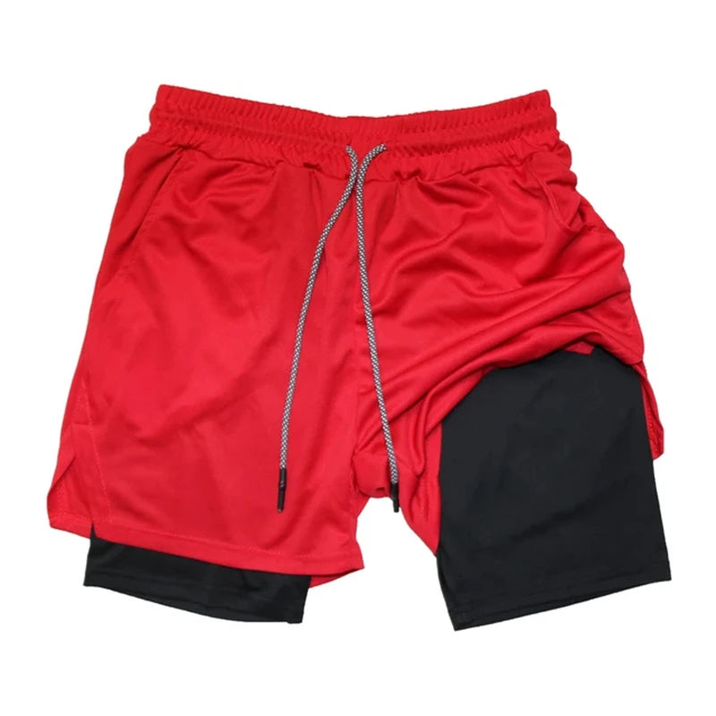 Men’s Multi-Pocket Fitness Shorts