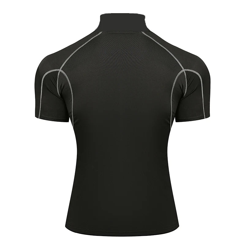 Men’s Compression T-Shirt – Short Sleeve, Quick-Dry Sportswear