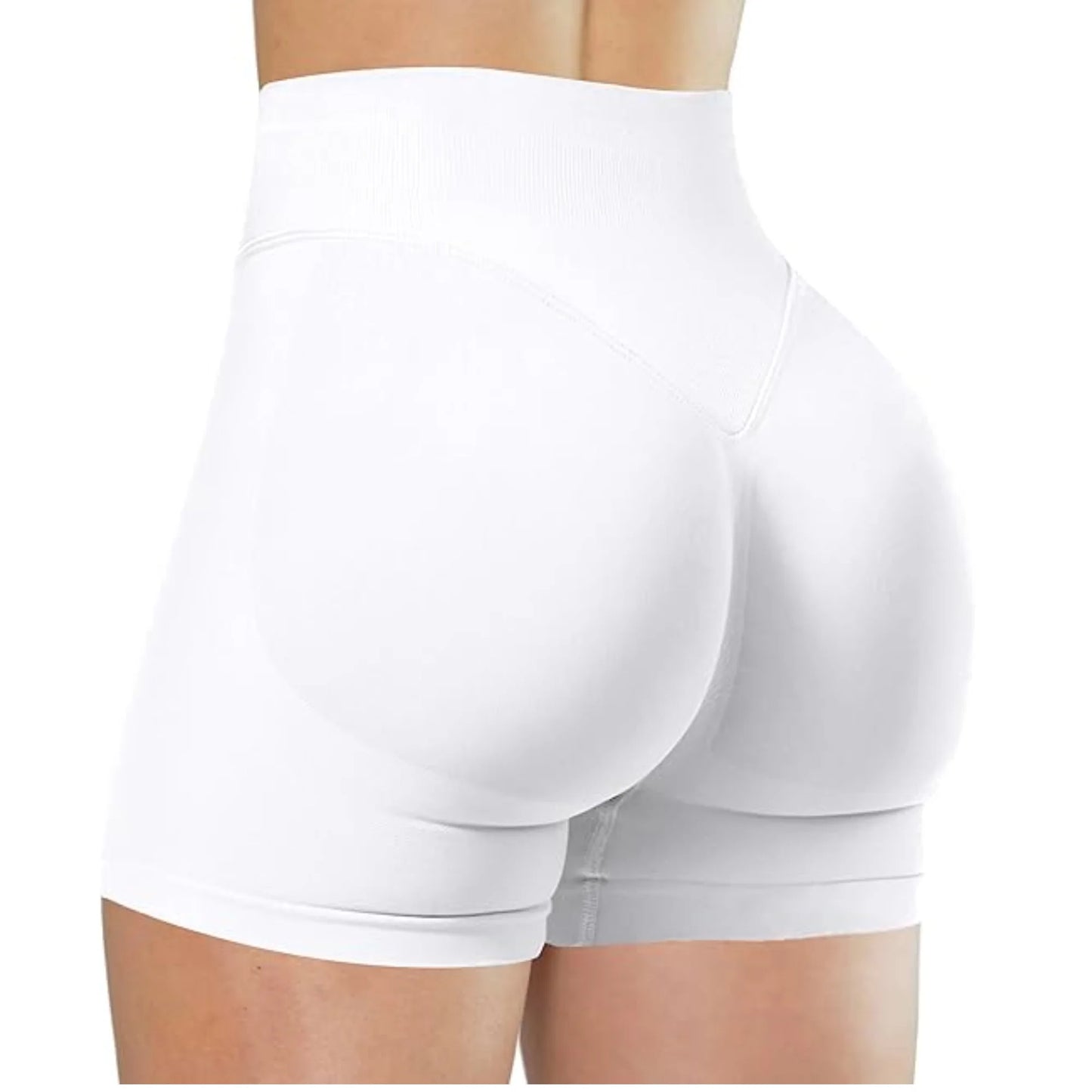 Seamless High-Waisted Workout Shorts – Yoga, Running & Training