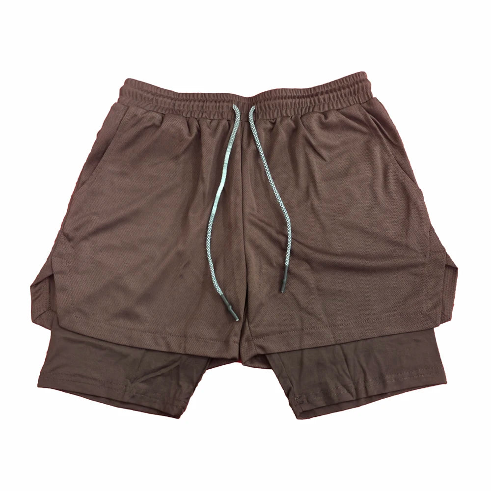 Men’s Multi-Pocket Fitness Shorts