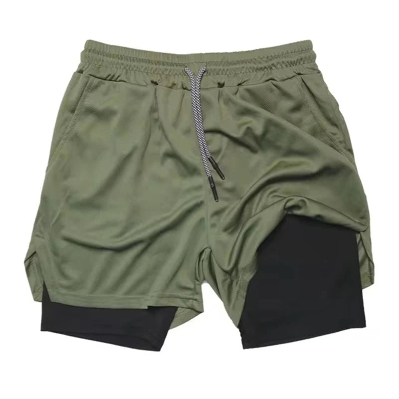 Men’s Multi-Pocket Fitness Shorts
