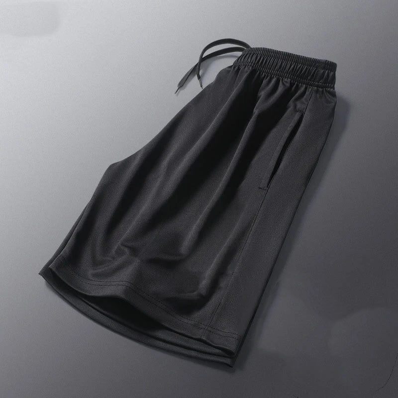 Men’s Quick-Dry Running Shorts – Striped Athletic Training Shorts