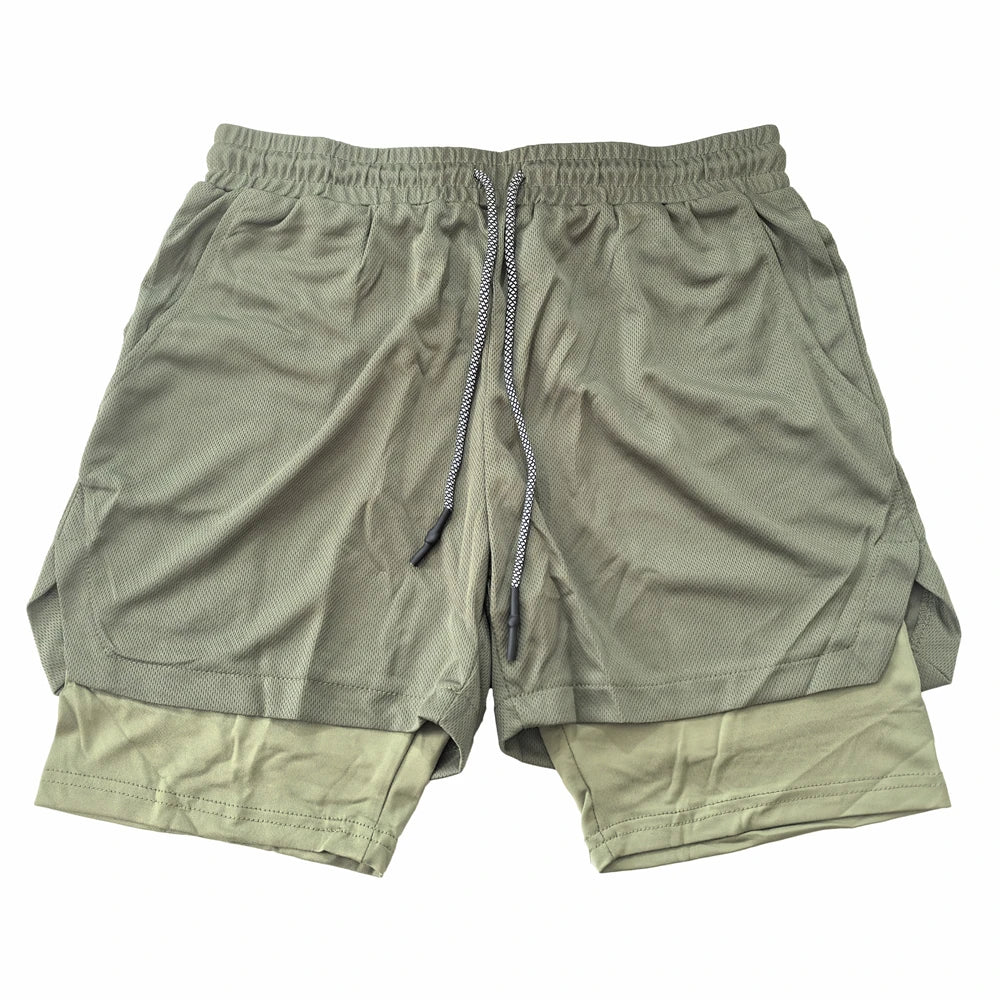 Men’s Multi-Pocket Fitness Shorts