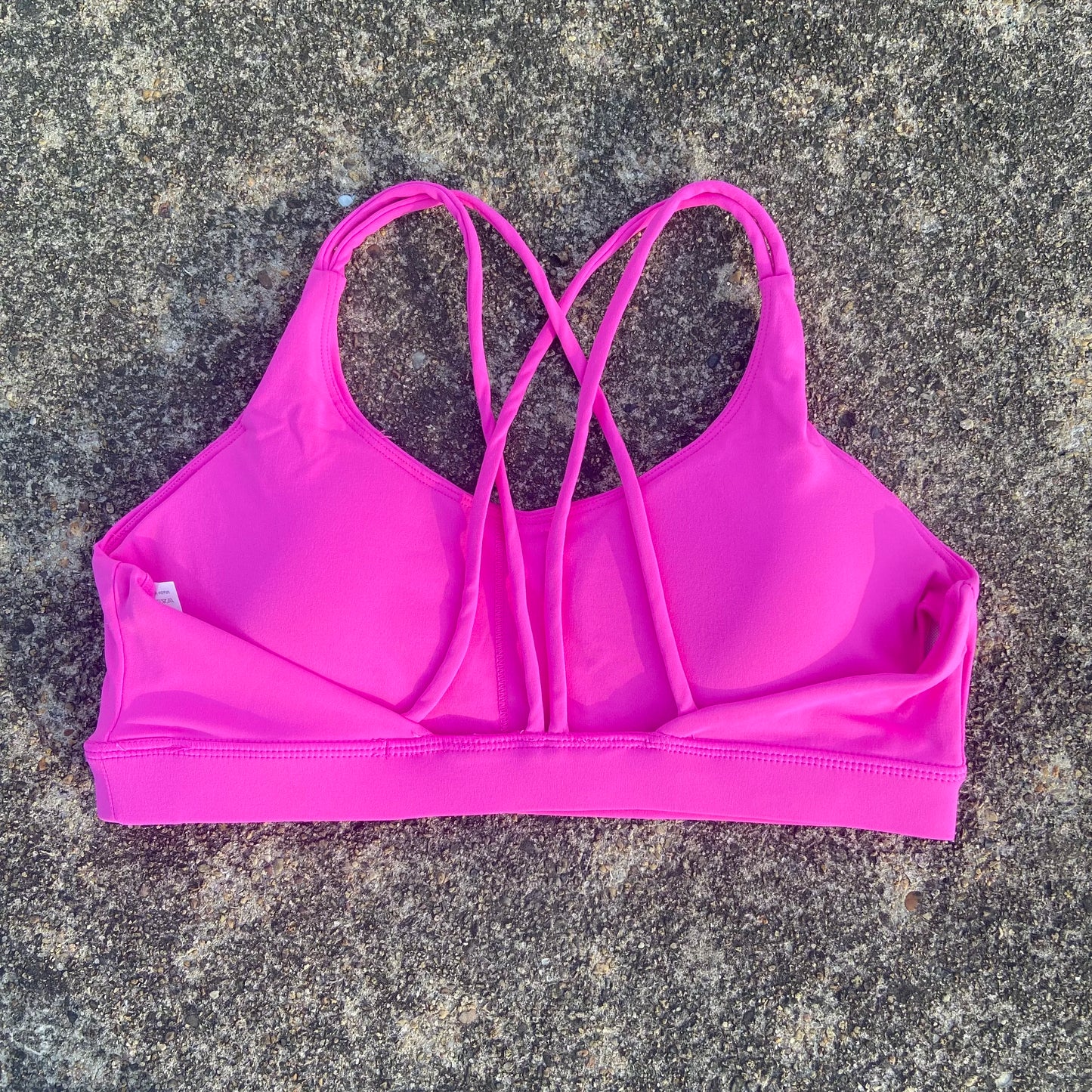 Solid Color Yoga & Gym Set – Cross Back Sports Bra with Short Leggings