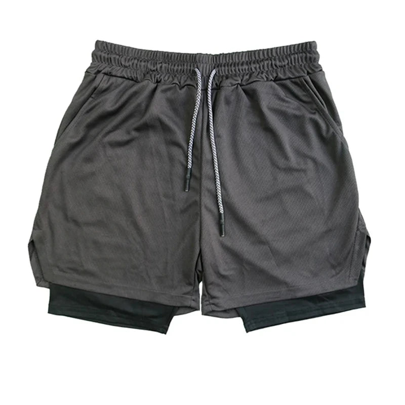 Men’s Multi-Pocket Fitness Shorts