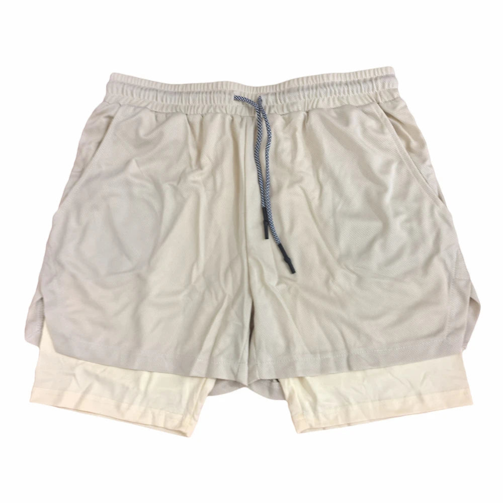 Men’s Multi-Pocket Fitness Shorts