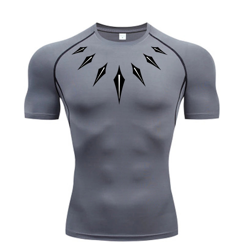 WakaMen Compression Shirt – Breathable, Quick-Dry, Muscle Support