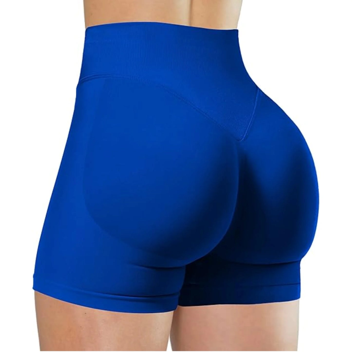 Seamless High-Waisted Workout Shorts – Yoga, Running & Training