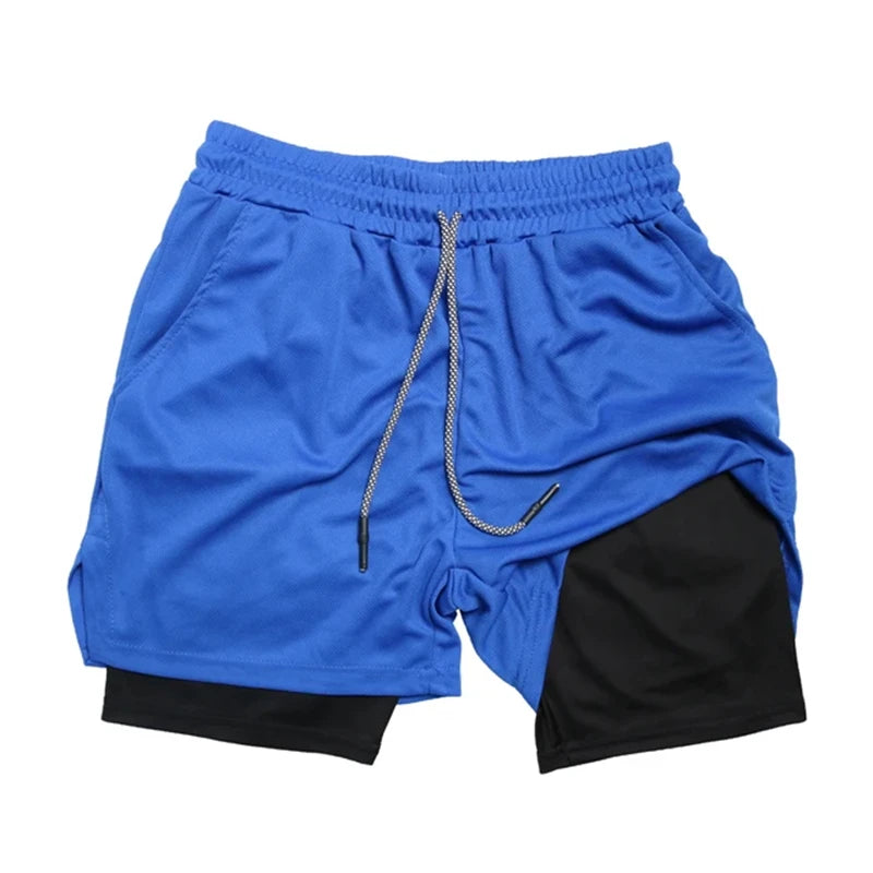 Men’s Multi-Pocket Fitness Shorts