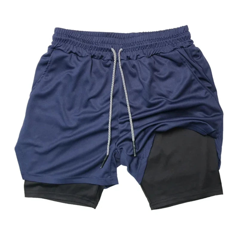 Men’s Multi-Pocket Fitness Shorts